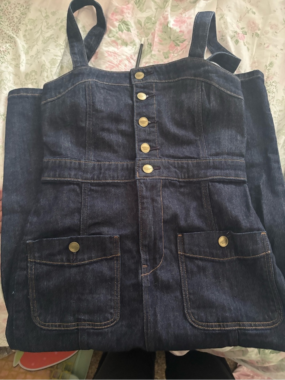 American Eagle Outfitters Dark Blue Denim dress